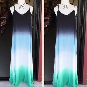 SHE + SKY Tie Dye Ombré Maxi